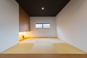 琉球畳を使用した寛げる小上がりスペース